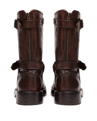 Мужские темно-коричневые кожаные ботинки челси от Dolce & Gabbana