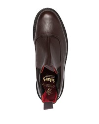 Мужские темно-коричневые кожаные ботинки челси от Tricker's