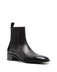 Мужские темно-коричневые кожаные ботинки челси от Tom Ford