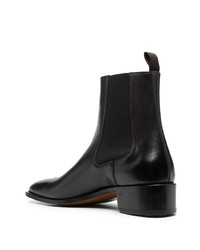 Мужские темно-коричневые кожаные ботинки челси от Tom Ford