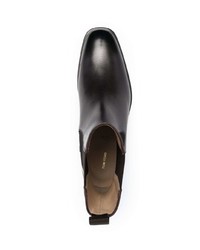 Мужские темно-коричневые кожаные ботинки челси от Tom Ford