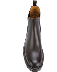 Женские темно-коричневые кожаные ботинки челси от Church's