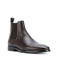 Мужские темно-коричневые кожаные ботинки челси от Lanvin