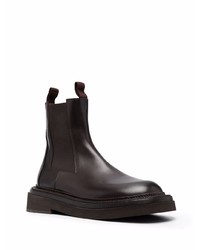 Мужские темно-коричневые кожаные ботинки челси от Marsèll
