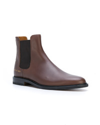 Мужские темно-коричневые кожаные ботинки челси от Common Projects