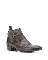 Мужские темно-коричневые кожаные ботинки челси от Lidfort