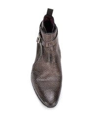 Мужские темно-коричневые кожаные ботинки челси от Lidfort