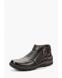 Мужские темно-коричневые кожаные ботинки челси от Legre