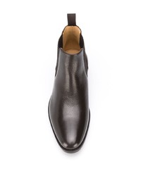 Мужские темно-коричневые кожаные ботинки челси от Scarosso