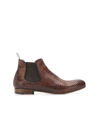 Мужские темно-коричневые кожаные ботинки челси от Lidfort