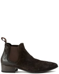 Мужские темно-коричневые кожаные ботинки челси от Marsèll