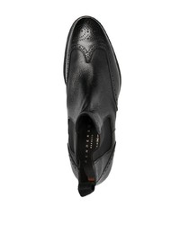 Мужские темно-коричневые кожаные ботинки челси от Henderson Baracco