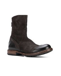 Мужские темно-коричневые кожаные ботинки челси от Moma