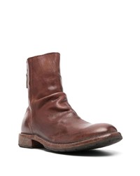 Мужские темно-коричневые кожаные ботинки челси от Moma