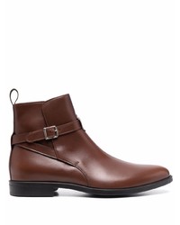 Мужские темно-коричневые кожаные ботинки челси от Scarosso