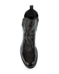 Мужские темно-коричневые кожаные ботинки челси от Officine Creative