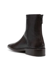 Мужские темно-коричневые кожаные ботинки челси от Lemaire