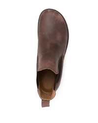 Мужские темно-коричневые кожаные ботинки челси от Birkenstock