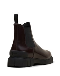 Мужские темно-коричневые кожаные ботинки челси от Car Shoe