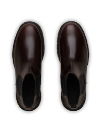 Мужские темно-коричневые кожаные ботинки челси от Car Shoe