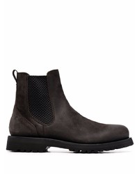 Мужские темно-коричневые кожаные ботинки челси от Woolrich