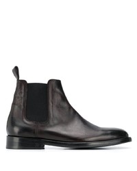Мужские темно-коричневые кожаные ботинки челси от Zadig & Voltaire