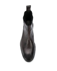 Мужские темно-коричневые кожаные ботинки челси от Zadig & Voltaire