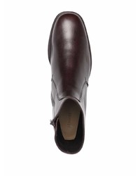 Мужские темно-коричневые кожаные ботинки челси от Lemaire