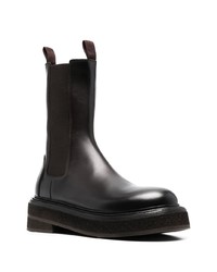 Мужские темно-коричневые кожаные ботинки челси от Marsèll