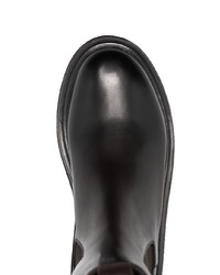 Мужские темно-коричневые кожаные ботинки челси от Marsèll