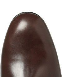 Мужские темно-коричневые кожаные ботинки от Paul Smith