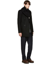 Мужские темно-коричневые кожаные ботинки от Moncler