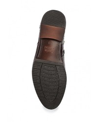 Мужские темно-коричневые кожаные ботинки от Carlo Bellini