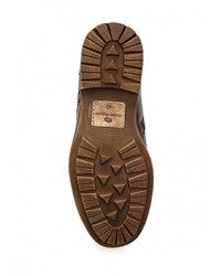 Мужские темно-коричневые кожаные ботинки от Dino Ricci