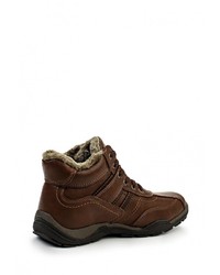 Мужские темно-коричневые кожаные ботинки от Hanson