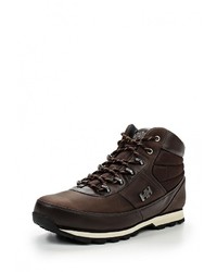 Мужские темно-коричневые кожаные ботинки от Helly Hansen