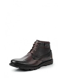 Мужские темно-коричневые кожаные ботинки от iD active