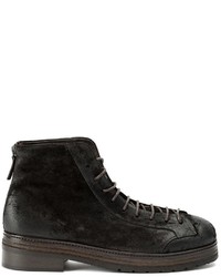 Мужские темно-коричневые кожаные ботинки от Marsèll
