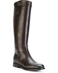 Женские темно-коричневые кожаные ботинки от Church's