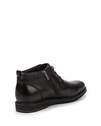 Мужские темно-коричневые кожаные ботинки от Quattrocomforto