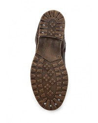 Мужские темно-коричневые кожаные ботинки от s.Oliver