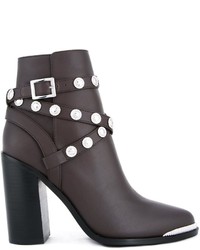Женские темно-коричневые кожаные ботинки от Senso