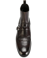 Мужские темно-коричневые кожаные ботинки от Church's