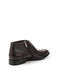Мужские темно-коричневые кожаные ботинки от Vitacci