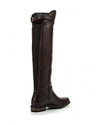 Темно-коричневые кожаные ботфорты от Aldo