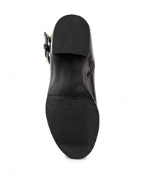 Темно-коричневые кожаные ботфорты от Ideal