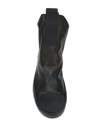 Мужские темно-коричневые кожаные высокие кеды от Lost & Found Rooms