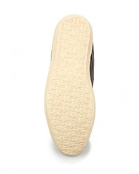 Мужские темно-коричневые кожаные кеды от Base London