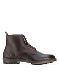 Мужские темно-коричневые кожаные классические ботинки от Barbour