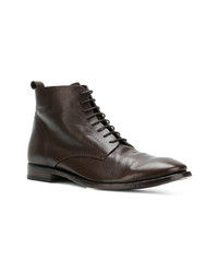 Мужские темно-коричневые кожаные классические ботинки от Buttero